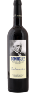 Botella de vino tinto baboso Domínguez Colección de Bodega Domínguez.