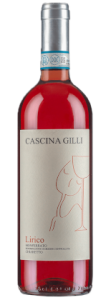 Botella de vino rosado Chiaretto de Cascina Gilli.